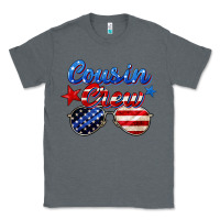 Charcoal Heather cousin crew Classic Tee - Zillion Design Studio