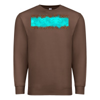 Chestnut turquoise leopard Premium Sweatshirt - JahusDesignShop