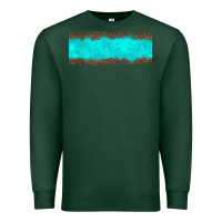 Sports Green turquoise leopard Premium Sweatshirt - JahusDesignShop