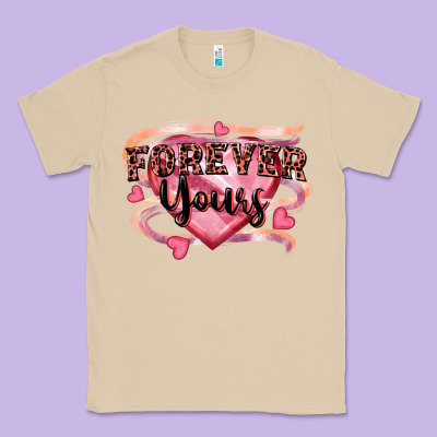 Forever Yours Classic Tee Designed By Fadigitalartstudio