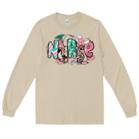 Mushroom floral nurse Long Sleeve Tee - RanaPortraitStore