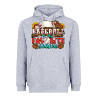 Baseball Is My Favorite Season Heavyweight Hoodie | Teevron