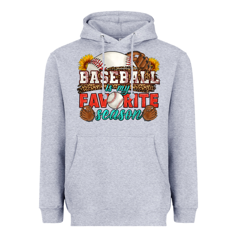 Baseball Is My Favorite Season Heavyweight Hoodie by HRA Design Shop | Teevron