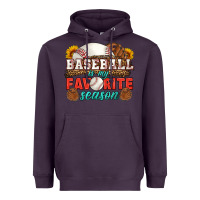 Plum baseball is my favorite season Heavyweight Hoodie - HRA Design Shop