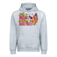 Heather Grey just a nail boss building her empire Urban Hoodie - MaliasSmallBusiness
