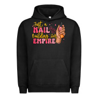 Pigment Black just a nail boss building her empire Urban Hoodie - MaliasSmallBusiness