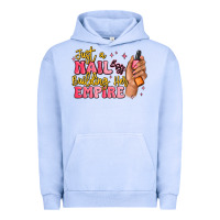Pigment Grape Ice just a nail boss building her empire Urban Hoodie - MaliasSmallBusiness