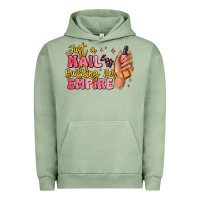 Pigment Oil Green just a nail boss building her empire Urban Hoodie - MaliasSmallBusiness