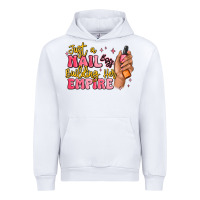 White just a nail boss building her empire Urban Hoodie - MaliasSmallBusiness