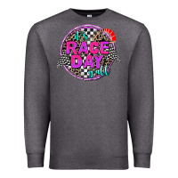 Charcoal Heather it's race day y'all Premium Sweatshirt - AdoDesignShop