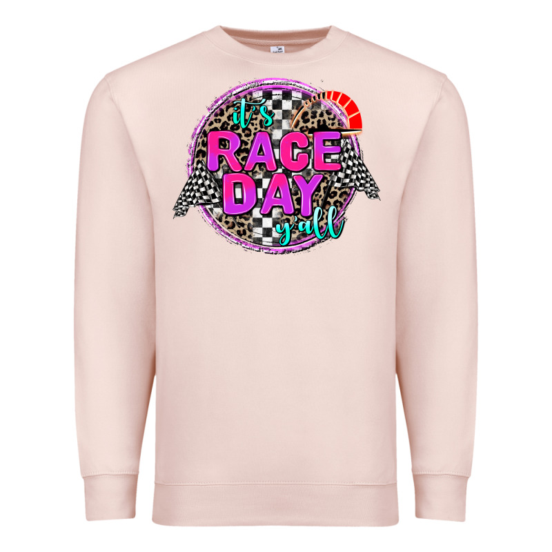 It's Race Day Y'all Premium Sweatshirt by AdoDesignShop | Teevron