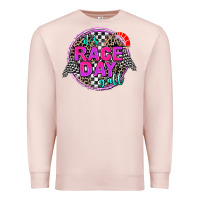 Pale Pink it's race day y'all Premium Sweatshirt - AdoDesignShop