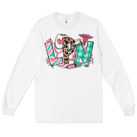 White floral lpn licensed practical nurse Long Sleeve Tee - RanaPortraitStore