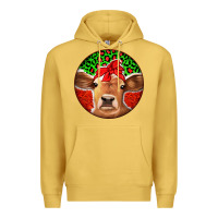 Christmas Cow Premium Hoodie | Teevron
