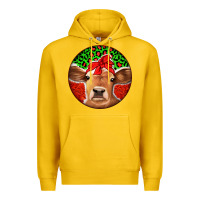 Lemon Christmas Cow Premium Hoodie - Jasminsmagicworld