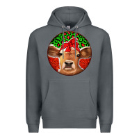 Rock Christmas Cow Premium Hoodie - Jasminsmagicworld