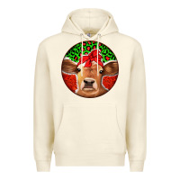 Sandshell Christmas Cow Premium Hoodie - Jasminsmagicworld