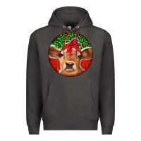 Smoke Christmas Cow Premium Hoodie - Jasminsmagicworld