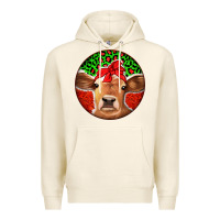 Tofu Christmas Cow Premium Hoodie - Jasminsmagicworld