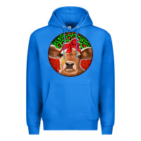 True Royal Christmas Cow Premium Hoodie - Jasminsmagicworld