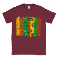 Burgundy black history brushstroke Classic Tee - texasbilliewilder