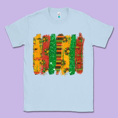 Classic Tee black history brushstroke