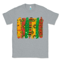 Heather Grey black history brushstroke Classic Tee - texasbilliewilder