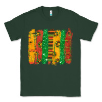 Sports Green black history brushstroke Classic Tee - texasbilliewilder