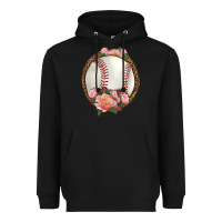 Black western baseball with roses Heavyweight Hoodie - HRA Design Shop