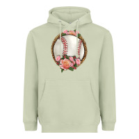 Matcha western baseball with roses Heavyweight Hoodie - HRA Design Shop