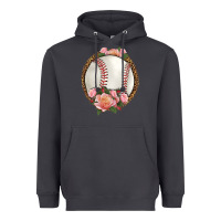 Smoke western baseball with roses Heavyweight Hoodie - HRA Design Shop