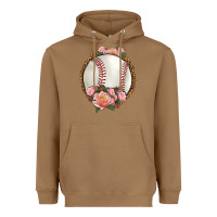 Toasted Coconut western baseball with roses Heavyweight Hoodie - HRA Design Shop
