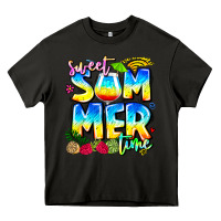Asphalt summer time Heavy Core Tee - CowhideDigitalArt