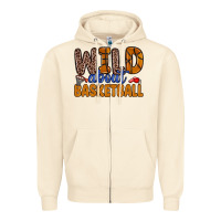 Sandshell wild about basketball Zipper Hoodie - Zillion Design Studio