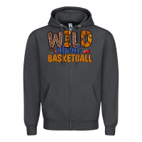 Smoke wild about basketball Zipper Hoodie - Zillion Design Studio