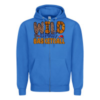 True Royal wild about basketball Zipper Hoodie - Zillion Design Studio
