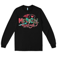 Black medical assistant Long Sleeve Tee - RanaPortraitStore