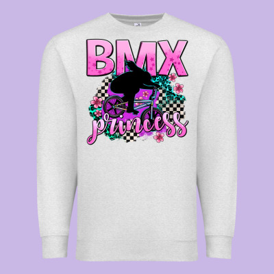 Bmx Princess Premium Sweatshirt Designed By Adodesignshop