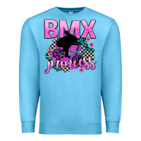 Ocean Blue bmx princess Premium Sweatshirt - AdoDesignShop