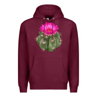 Burgundy eagle claws cactus Premium Hoodie - LillyAllenDesigns