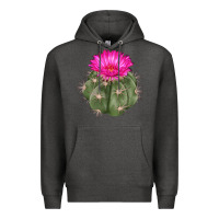Charcoal Heather eagle claws cactus Premium Hoodie - LillyAllenDesigns