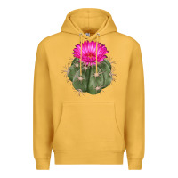 Mustard eagle claws cactus Premium Hoodie - LillyAllenDesigns