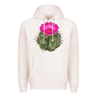 Pale Pink eagle claws cactus Premium Hoodie - LillyAllenDesigns
