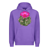 Purple eagle claws cactus Premium Hoodie - LillyAllenDesigns