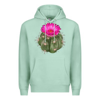 Seafoam eagle claws cactus Premium Hoodie - LillyAllenDesigns