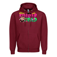 Burgundy miss kinder grad Zipper Hoodie - texasbilliewilder