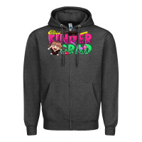 Charcoal Heather miss kinder grad Zipper Hoodie - texasbilliewilder