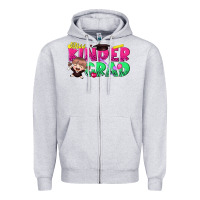 Heather Grey miss kinder grad Zipper Hoodie - texasbilliewilder