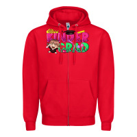 Red miss kinder grad Zipper Hoodie - texasbilliewilder