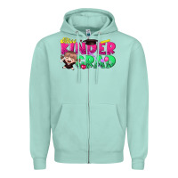 Seafoam miss kinder grad Zipper Hoodie - texasbilliewilder
